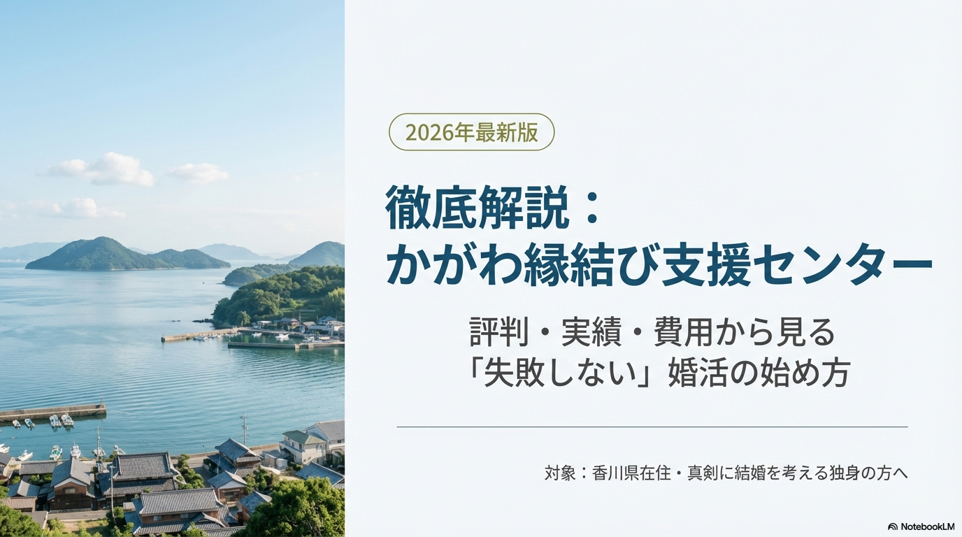 かがわ縁結び支援センター評判2026成婚率を徹底分析